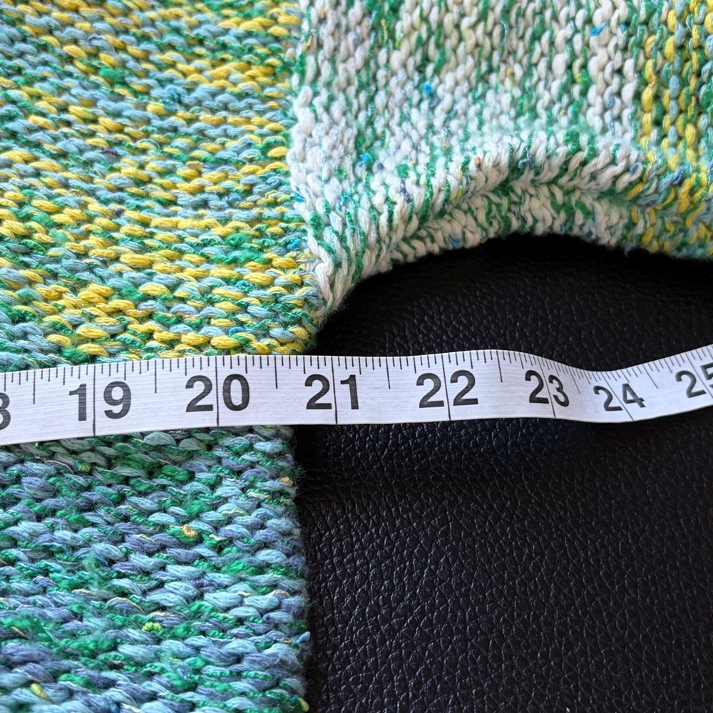 Anthropologie Pilcro Sunset Embroidered Cardigan Green Yellow Rare Sun Sz XS - Picture 14 of 15